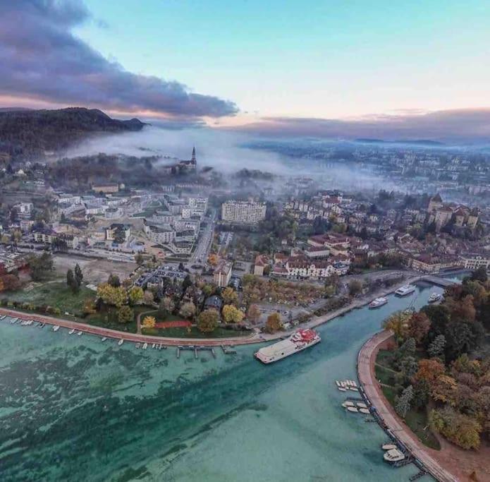 Le Panorama - Vue Lac Et Montagne Avec Parking Annecy Zewnętrze zdjęcie