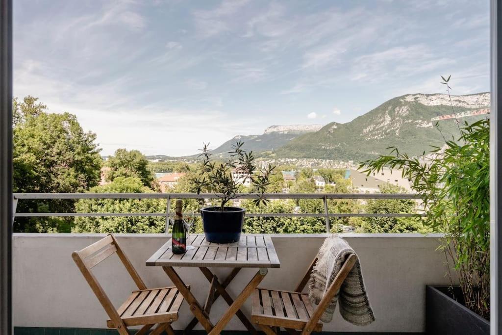 Le Panorama - Vue Lac Et Montagne Avec Parking Annecy Zewnętrze zdjęcie