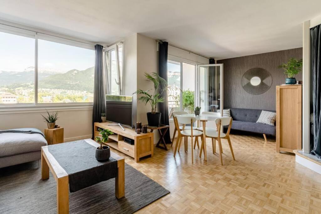 Le Panorama - Vue Lac Et Montagne Avec Parking Annecy Zewnętrze zdjęcie